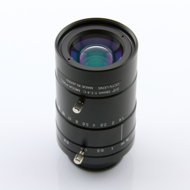 ViewZ VZ-C16M-3MP Lens | 3 Megapixel, 16mm, C-mount | Wilco Imaging